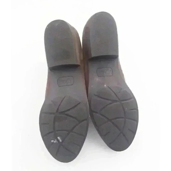 Korks Womens Gertrude Slip On Shoes Dark Brown Perforated Cap Toe 10 M - Picture 2 of 8